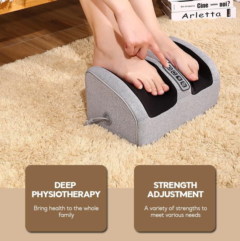 Smart Foot Massager with Heat Therapy for Daily Comfort